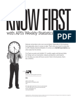 Know First: With API's Weekly Statistical Bulletin