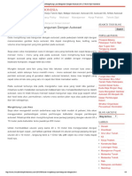 Cara Menghitung Luas Bangunan Dengan Autocad - Ilmu Teknik Sipil Indonesia PDF