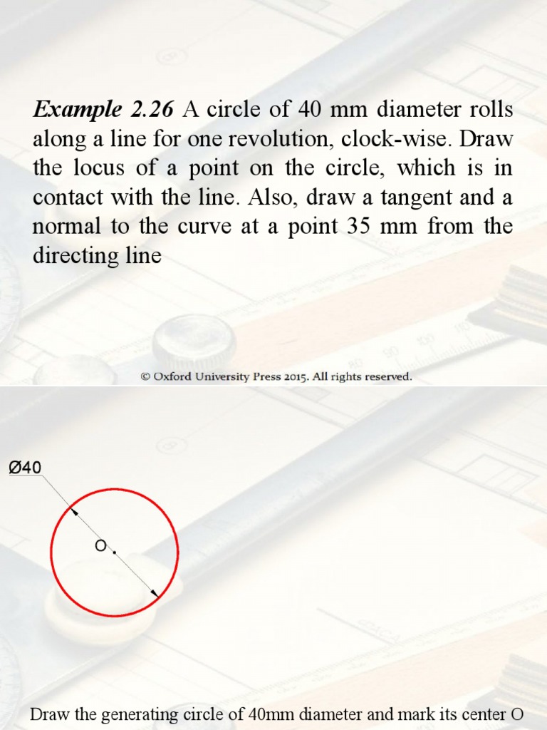 Engineering Graphics Solved Problem | PDF