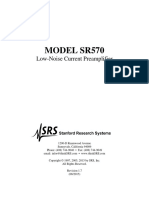 SR570m Low Noisr Pre Ampli