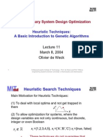 Multidisciplinary System Design Optimization: Heuristic Techniques: A Basic Introduction To Genetic Algorithms