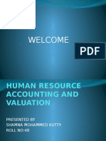 Human Resource Accounting and Valuation