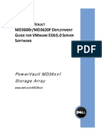 PowerVault MD36x0f VMware ESX50 Server Software Deployment Guide