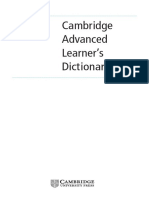 Cambridge Advanced Learners Dictionary - Shadeyman