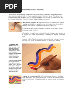 Download Water Color Painting Tips _ Trickspdf by sneha SN312097122 doc pdf