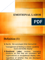 emotional labor definition