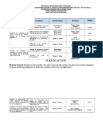 PLAN de ACCION Centro Comercial