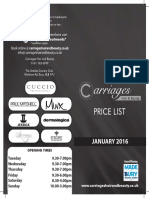 Carriages New Price List Feb2016