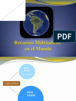 3. Recursos Hidráulicos en El Mundo