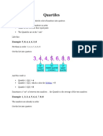 Quartile Deviationsand Standard Deviation