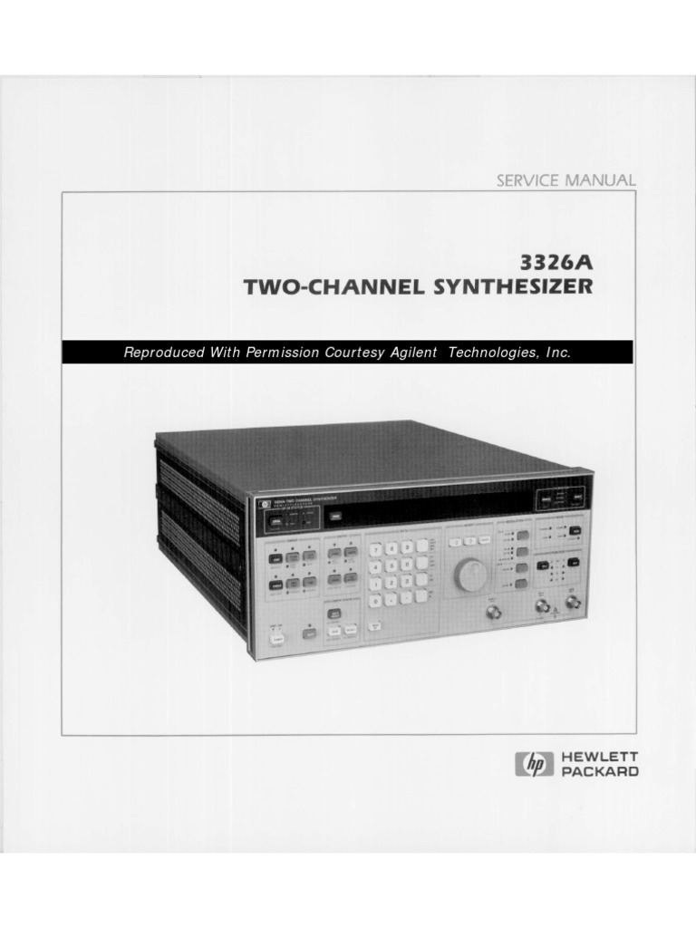 3326a SRV Text PDF | PDF | Amplitude | Hewlett Packard