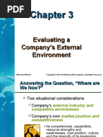 Evaluating A Company's External Environment