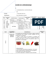 Sesion de Aprendizaje Los Bioelementos 1