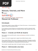 Turnitin Manual Do Professor