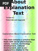 Explanation About Explanation Text