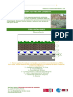 Sistema de Cubierta Vegetada Extensiva