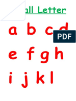 Abcd Efgh Ijkl: Small Letter
