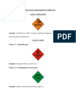 Classification of Hazardous Chemicals