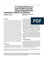 Ceiling Radiant Cooling Panels As A Viable Distributed Parallel Sensible