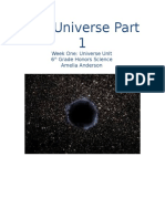 The Universe Part 1 Unit Plan