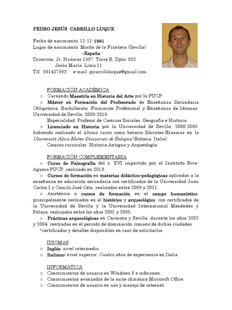 Curriculum vitae upc 08 picture