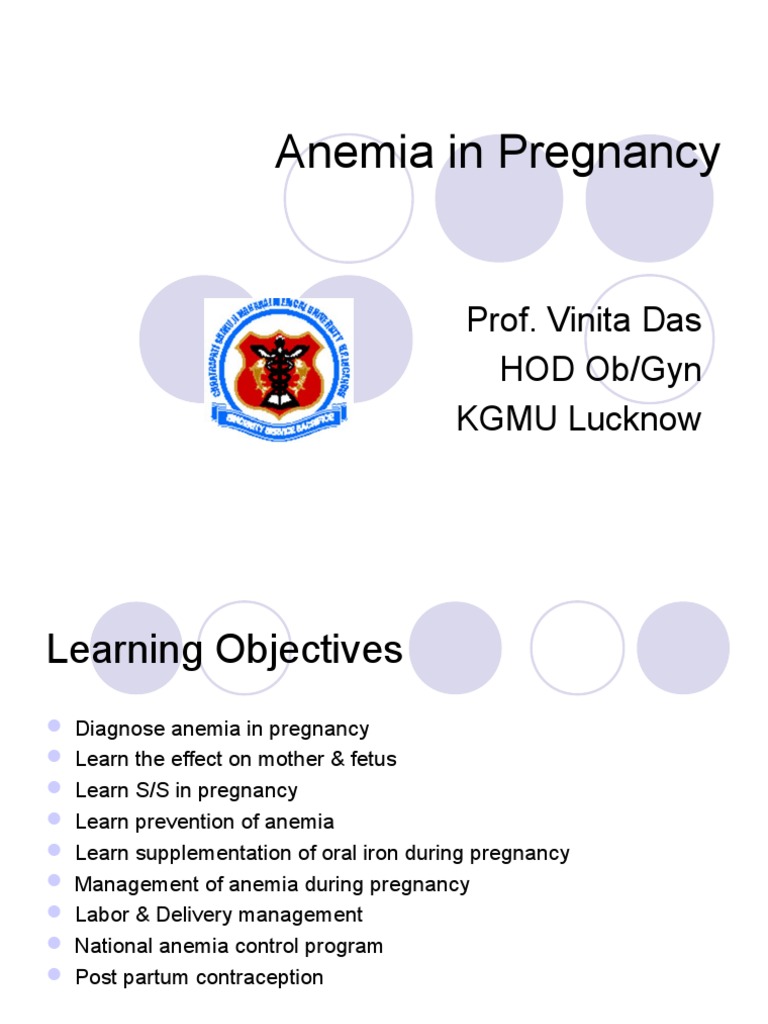 Managing Anemia in Pregnancy: A Guide | PDF | Anemia | Pregnancy