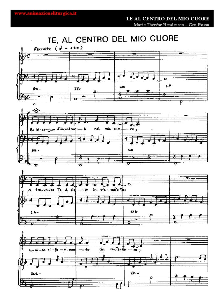 Alleluia Cantate Al Signore Gen Rosso