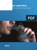 Electronic Cigarettes. A Briefing For Stop Smoking Services