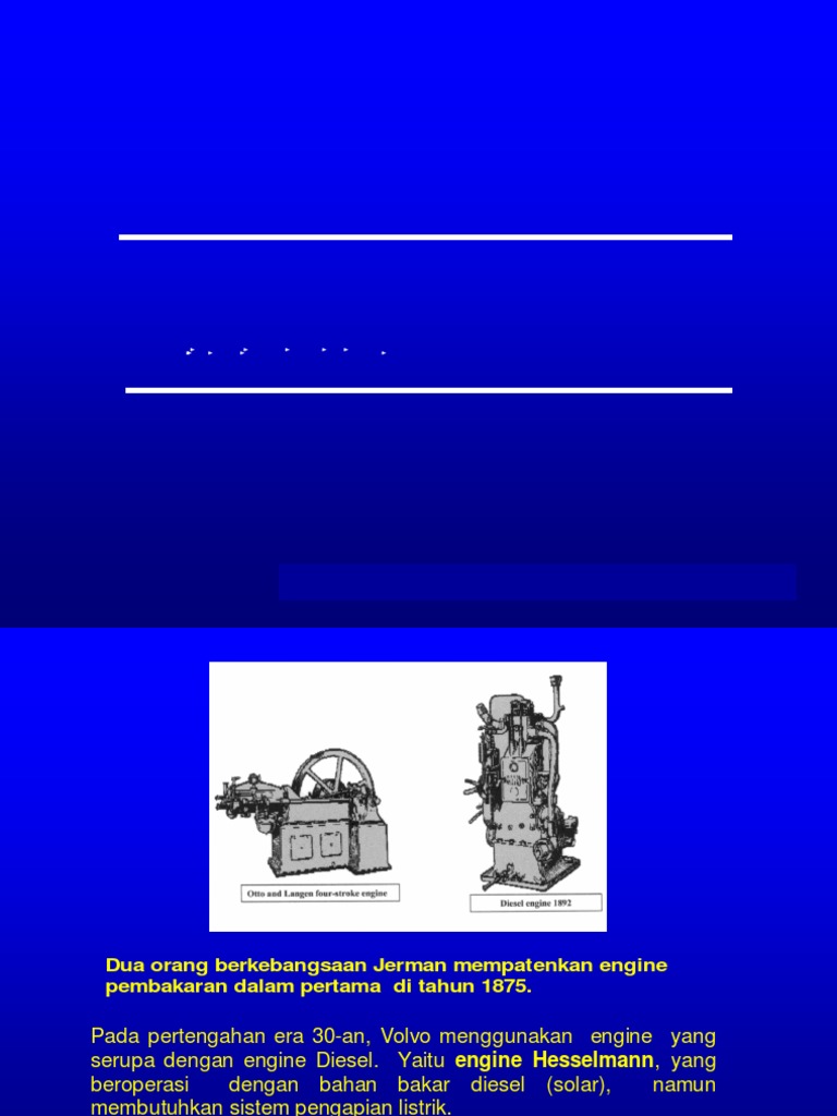 Komponen Dasar Mesin Diesel Volvo | PDF