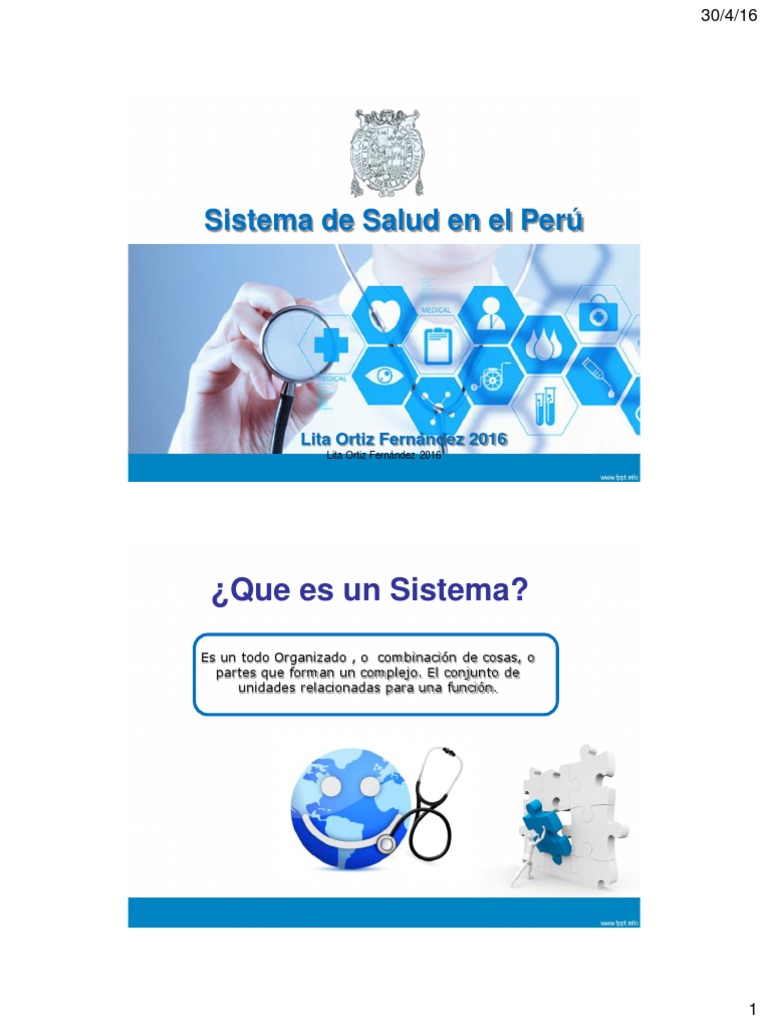 Sistema de Salud en el Perú: Análisis y Modelos | PDF | Sistema de ...