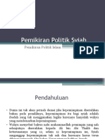 Pemikiran Politik Syiah