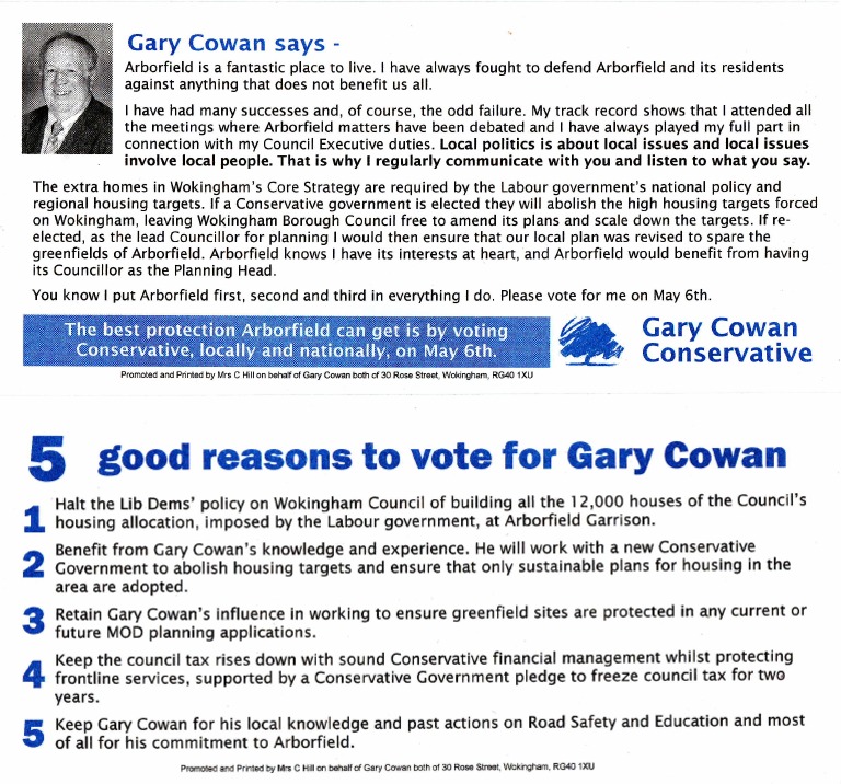 Gary Cowan - Five Good Reasons | PDF
