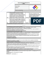 MSDS Limpia Vidrios