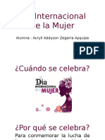 Día Internacional de La Mujer PPT Avryll