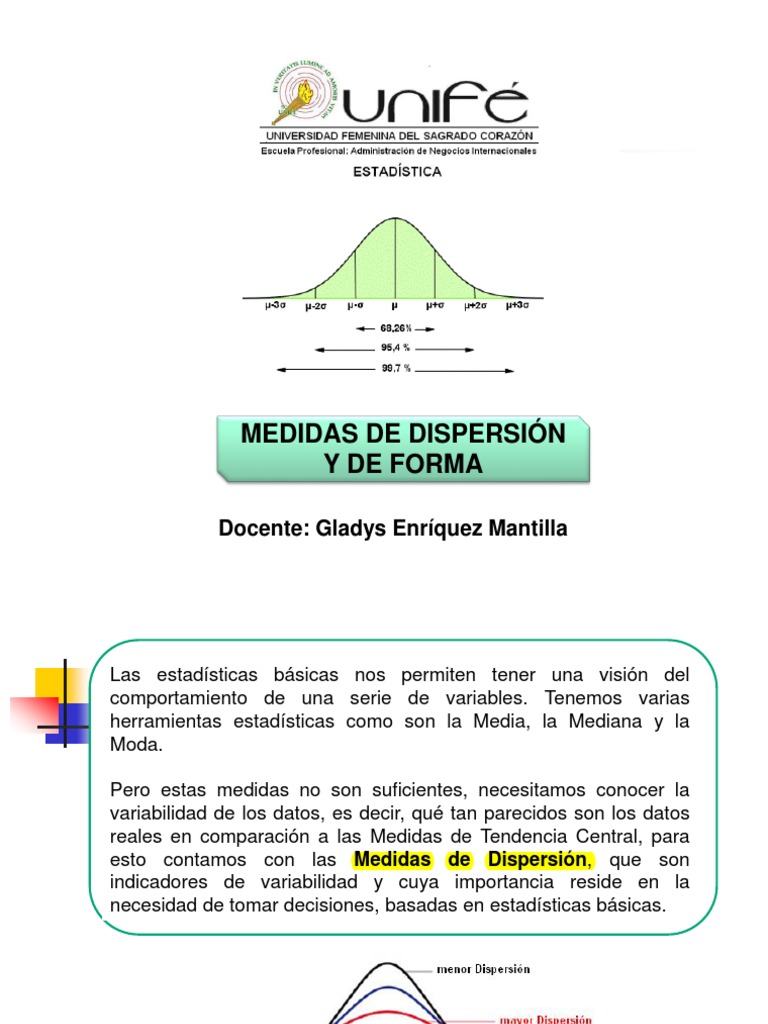 09 Dispersion Asimetria Curtosis Dispersión estadística