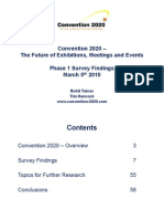 Convention 2020 Phase 1 Survey Report March 5th 2010