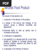 Aerated Food Product