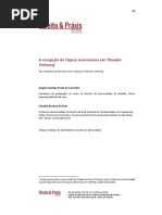 A recepção	da	Tópica	ciceroniana	em Theodor	 Viehweg