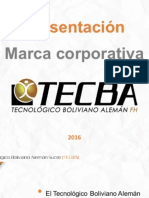 Presentacion Marca Corporativa Tecba 2016