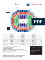 Edmonton Oilers Season Tickets: Seating Pricing Map