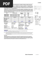 Sauter TSHK 670... 672 Fan-Coil Room-Temperature Controller, Heating-Cooling Sequence