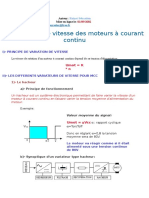 Variateur de Vitesse D - Un Moteur À Courant Continu