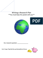 Research Plan