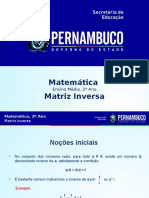 ProfessorAutor_Matemática_Matemática I 2º Ano I Médio_Matriz Inversa