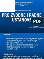 Proizvodne I Radne Ustanove