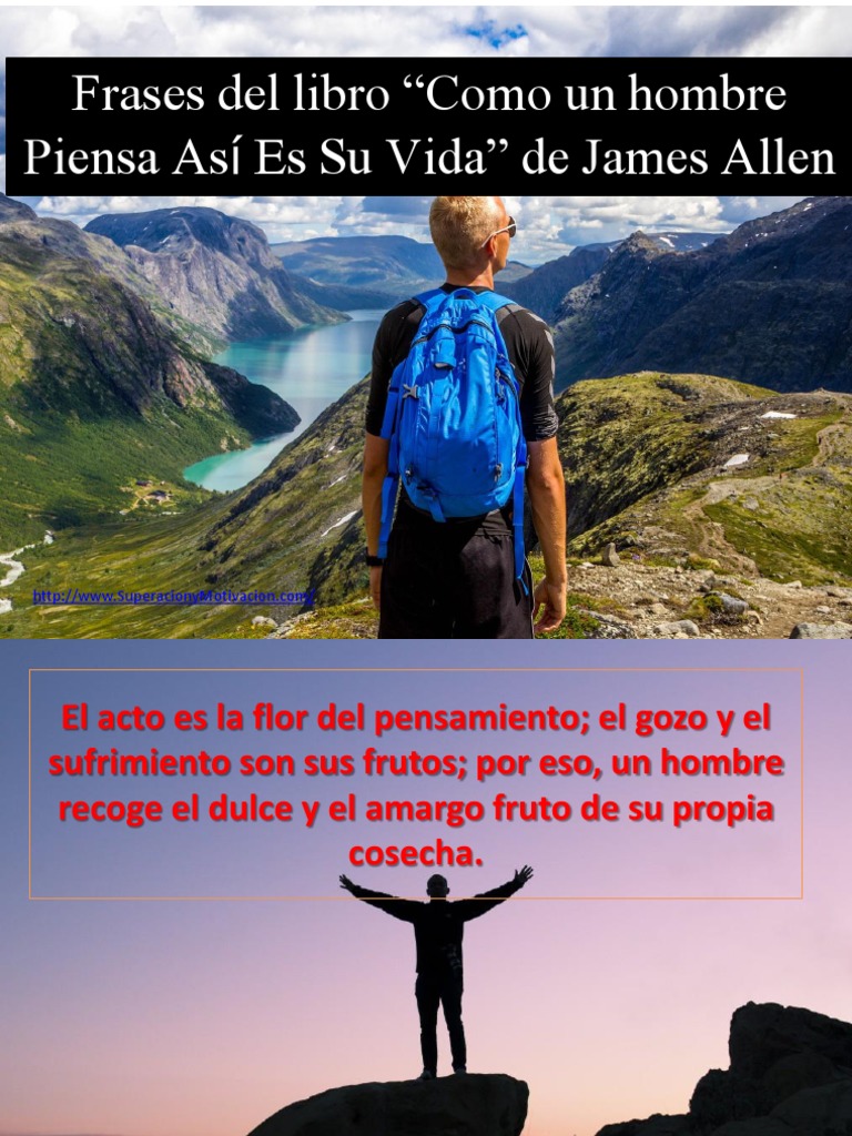 Cómo Un Hombre Piensa Así Es Su Vida, 1 Libro Pdf Gratis De James Allen Liderazgo VE