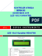 Modul Mikrokontroler 02 Tampilan LCD Karakter