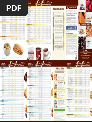 Tim Hortons Nutrition Guide Canada English Food Allergy Soup