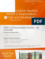 Communication studies exam 