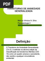 ansiedade generalizada